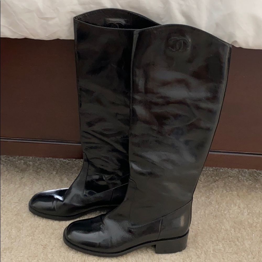 NEW Chanel Knee High Boots sz 37